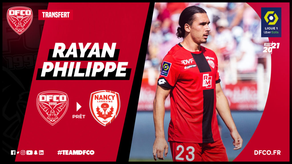Rayan Philippe prêté à l’AS Nancy-Lorraine