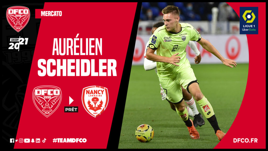 Aurélien Scheidler prêté à l’AS Nancy-Lorraine