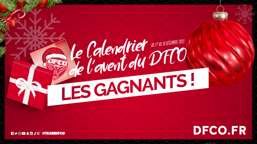 Calendrier de l&rsquo;Avent DFCO : les gagnants sont…