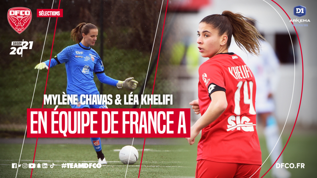 Mylène Chavas et Léa Khelifi en équipe de France A