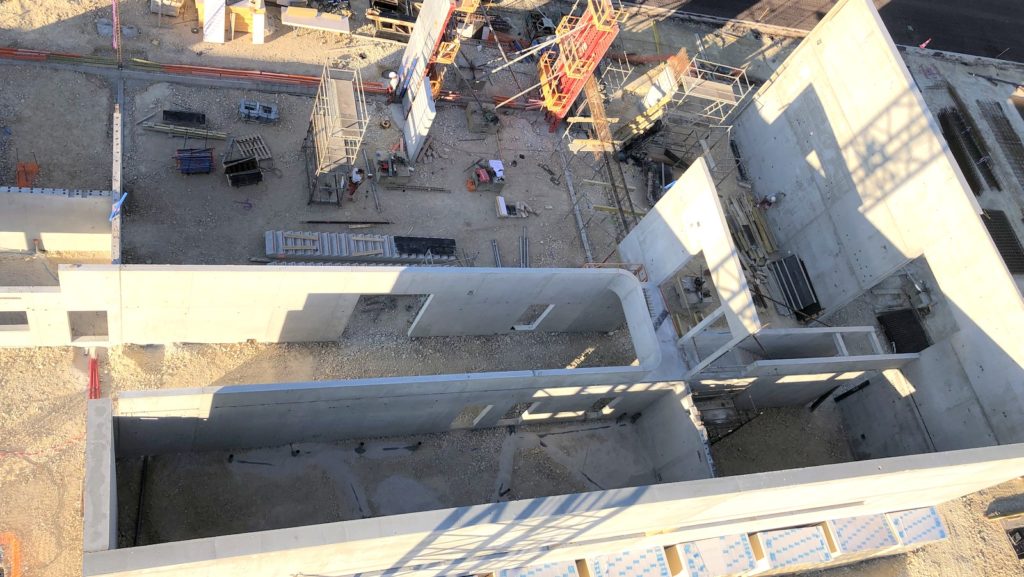 Le chantier du Centre de Performance sur un bon rythme !