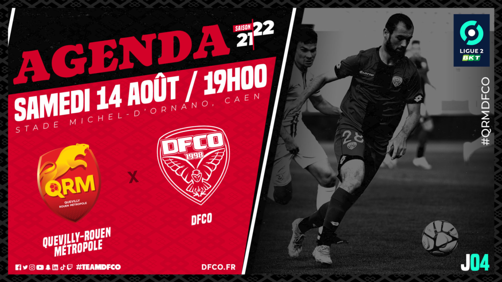 QRM – DFCO le samedi 14 août à 19h