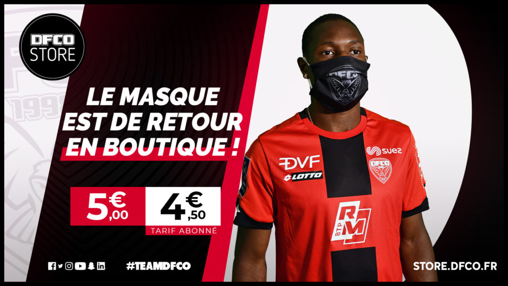 Les masques sont de retour au DFCO Store