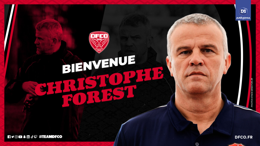 D1 Arkema : Christophe Forest nouveau coach du DFCO !