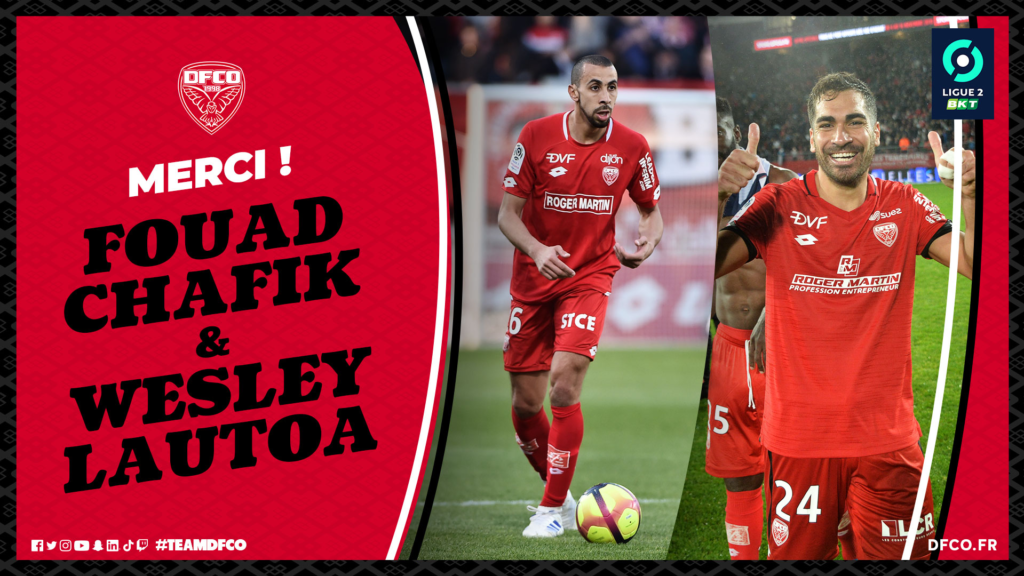 Wesley Lautoa et Fouad Chafik ne sont plus Dijonnais