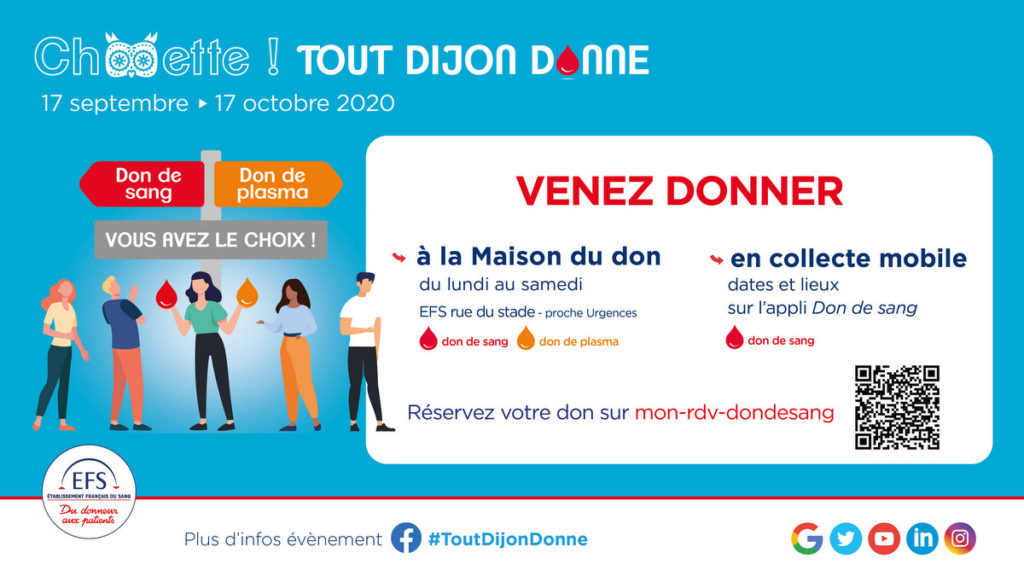 Le DFCO soutient le don de sang, et vous ?