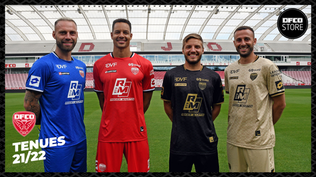 Les maillots 21/22 disponibles au DFCO Store !