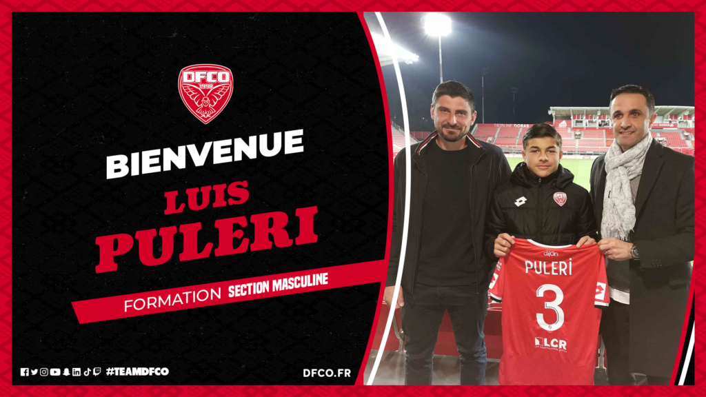 Luis Puleri poursuit au Centre de Formation