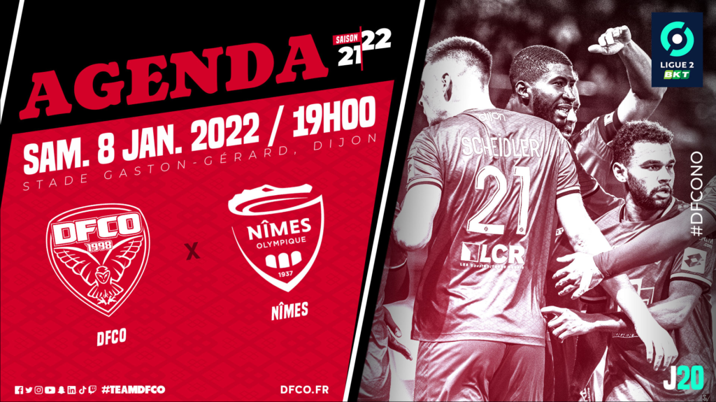 2 places achetées = 2 places offertes pour DFCO – Nîmes !