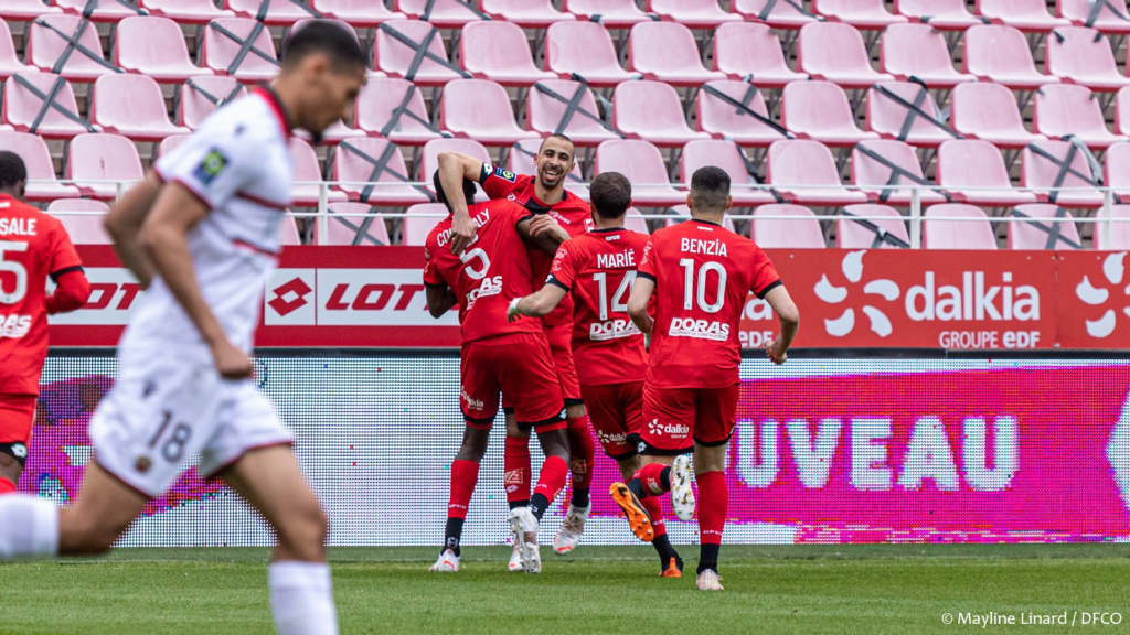 Le DFCO renoue avec la victoire face à Nice (2-0)