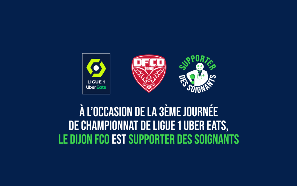 Le DFCO supporter des soignants !