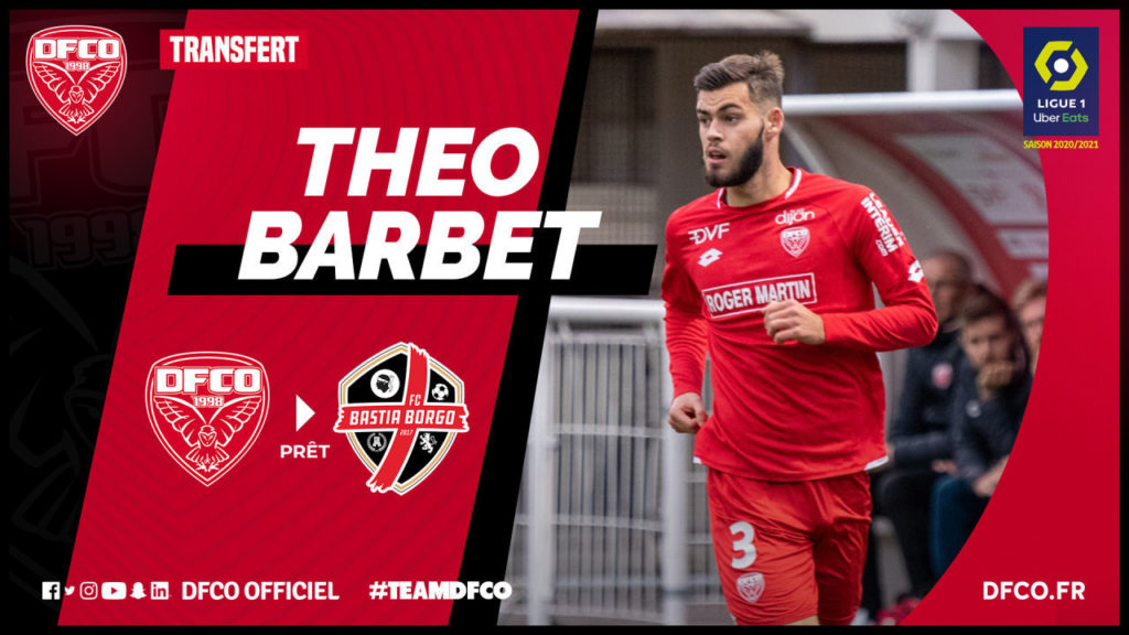 Théo Barbet prêté au FC Bastia Borgo
