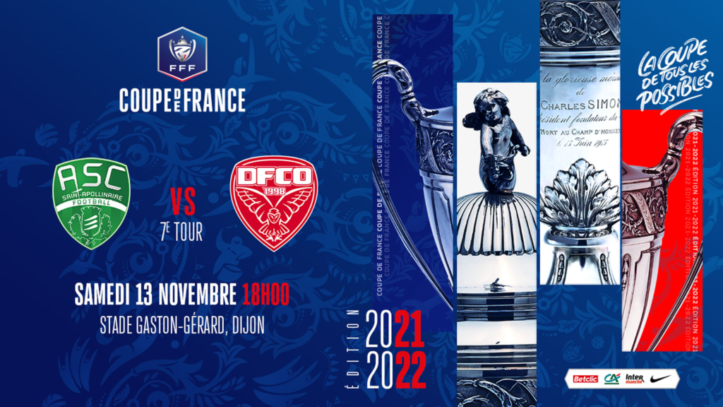 ASC Saint-Apollinaire – DFCO : les infos billetterie