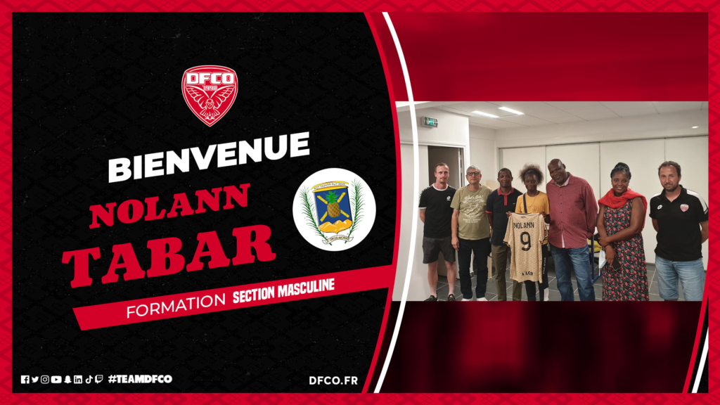Formation : le Martiniquais Nolann Tabar au DFCO