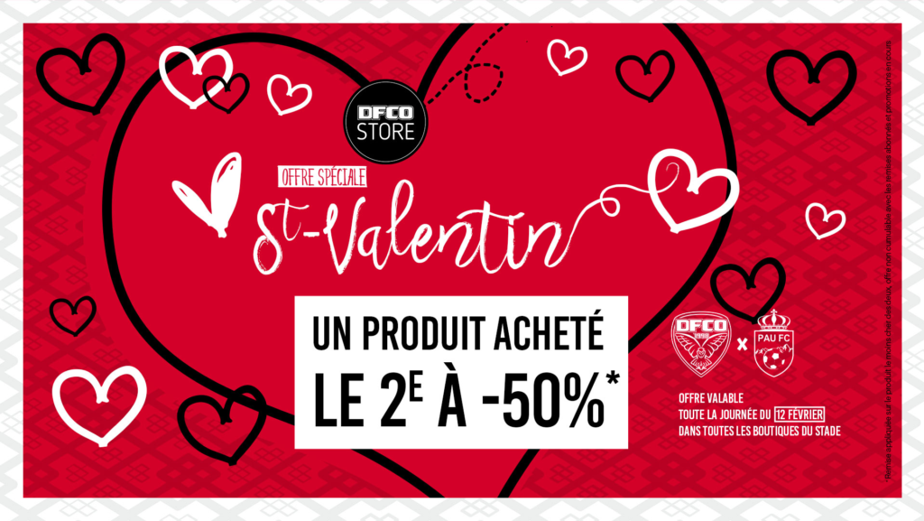 DFCO Store : offre spéciale Saint-Valentin !