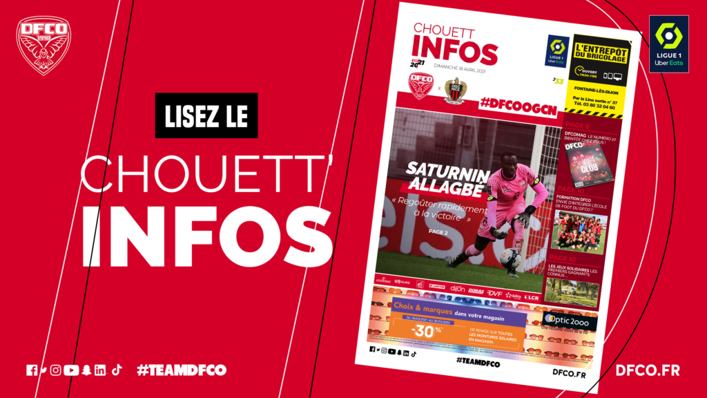 DFCO – Nice : téléchargez votre programme de match !