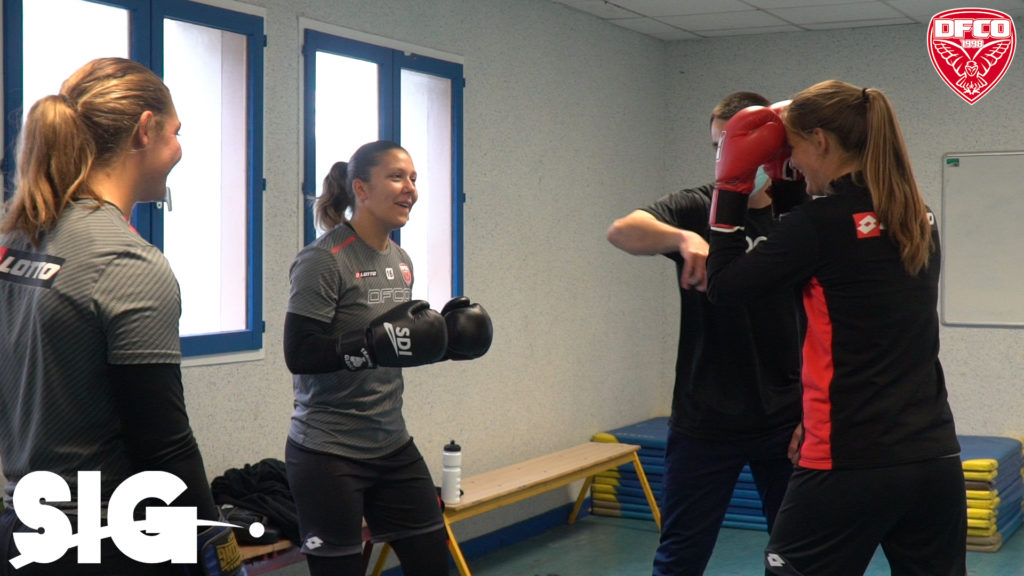 Initiation à la boxe pour nos gardiennes !