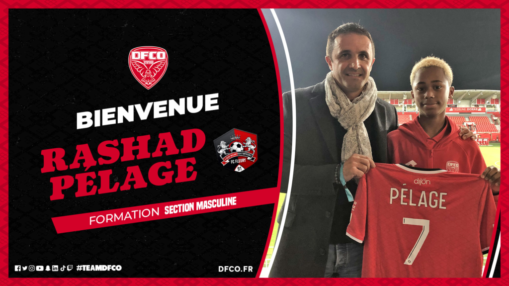 Formation : Le jeune Rashad Pélage rejoindra le DFCO !