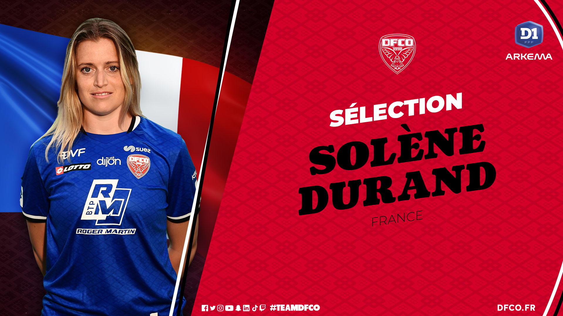 Solène Durand et Lisa Lichtfus en sélection !