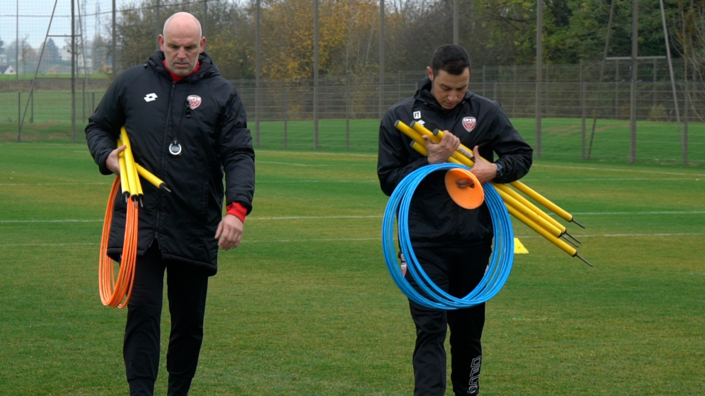 Au coeur de la séance avec nos préparateurs physiques !