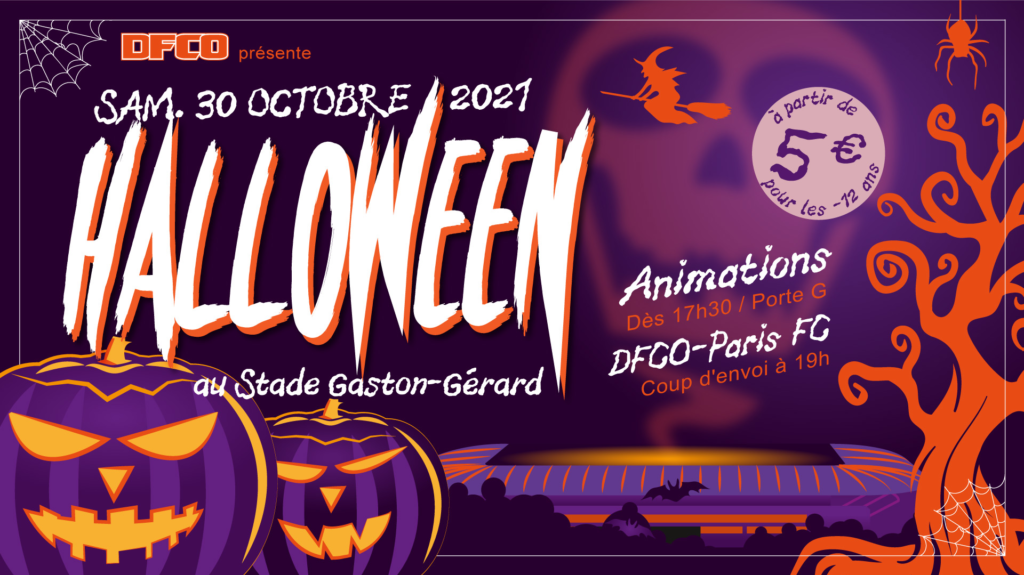 DFCO – Paris FC : Gaston-Gérard en mode Halloween !
