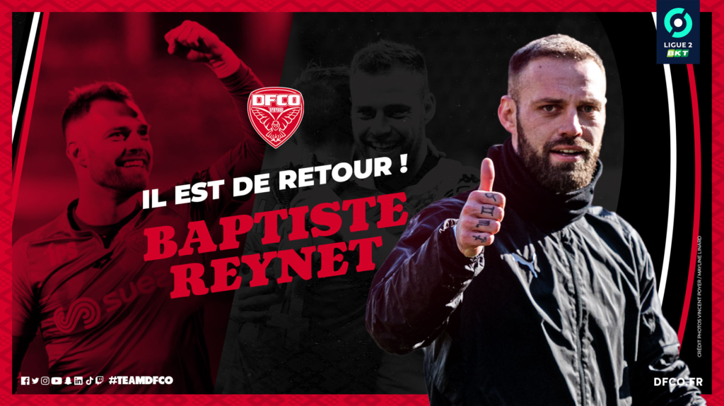 Mercato : Accord de principe avec Baptiste Reynet !
