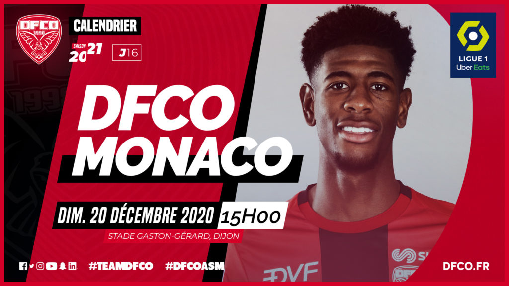 DFCO – Monaco le dimanche 20 décembre à 15h