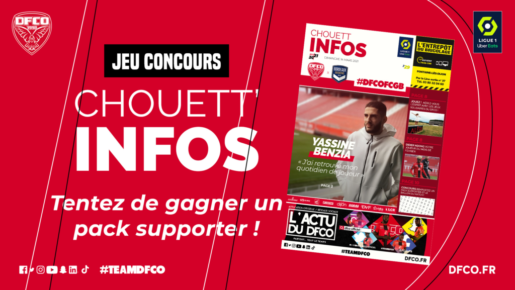 DFCO – Bordeaux : téléchargez votre programme de match !