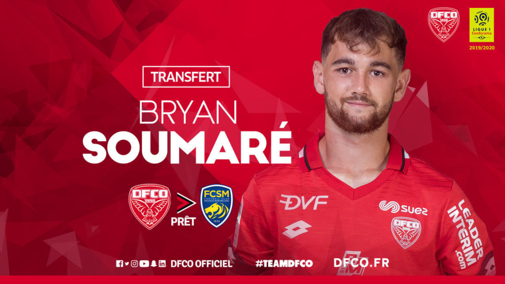 Bryan Soumaré prêté au FC Sochaux-Montbéliard
