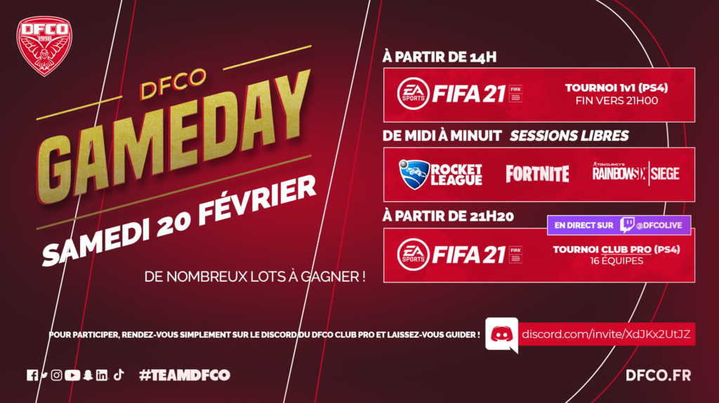 Participez au DFCO GameDay !