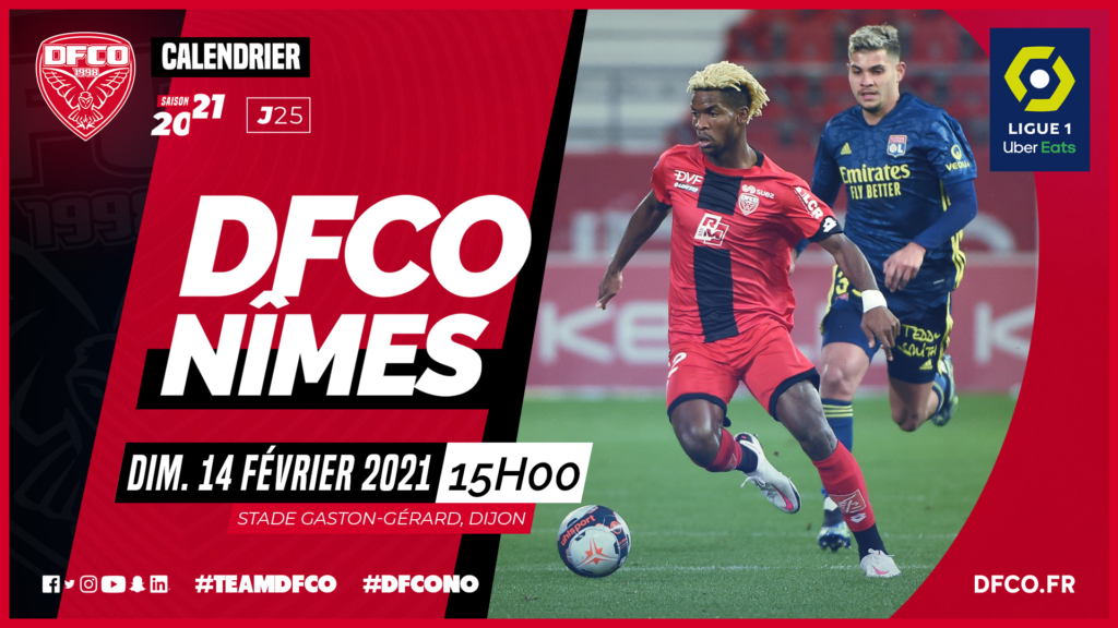 DFCO – Nîmes le 14 février à 15h00