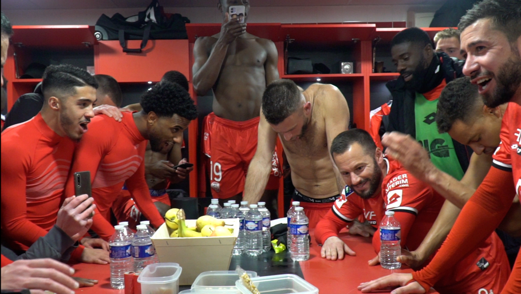 Le cri de joie après DFCO – Caen