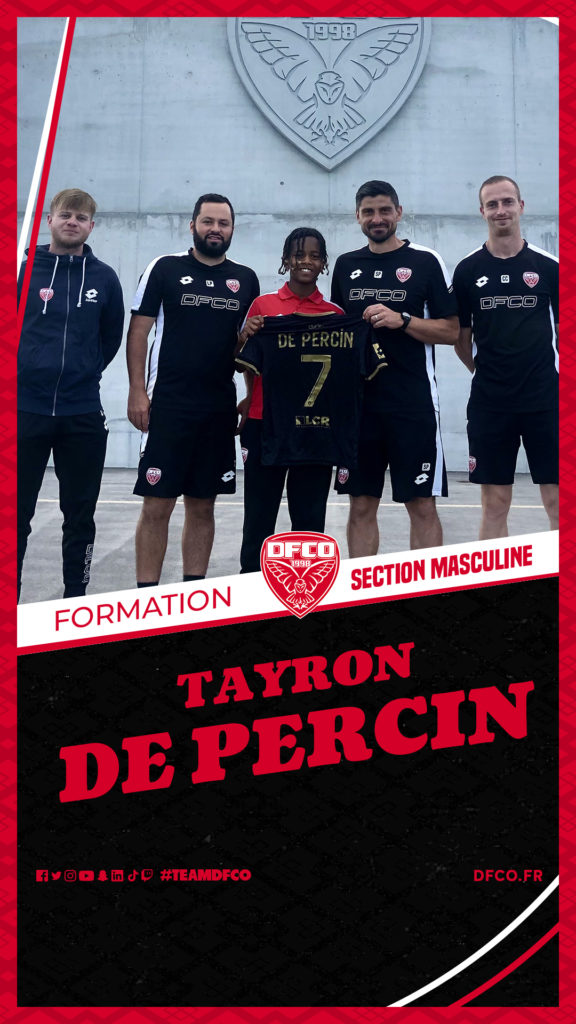 Formation : Tayron de Percin s&rsquo;engage dans la durée au DFCO