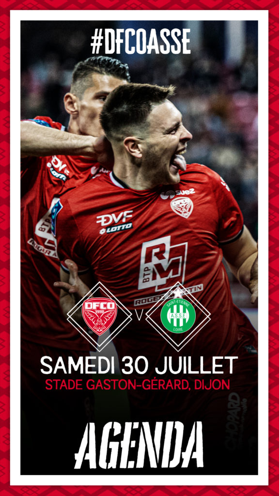 Saison 2022/23 : DFCO – Saint-Etienne pour débuter !
