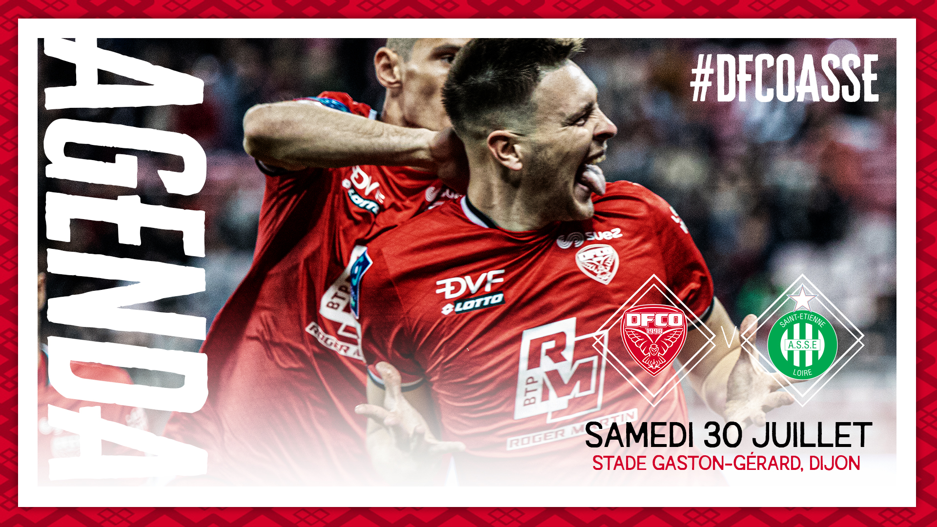 Saison 2022/23 : DFCO – Saint-Etienne pour débuter !