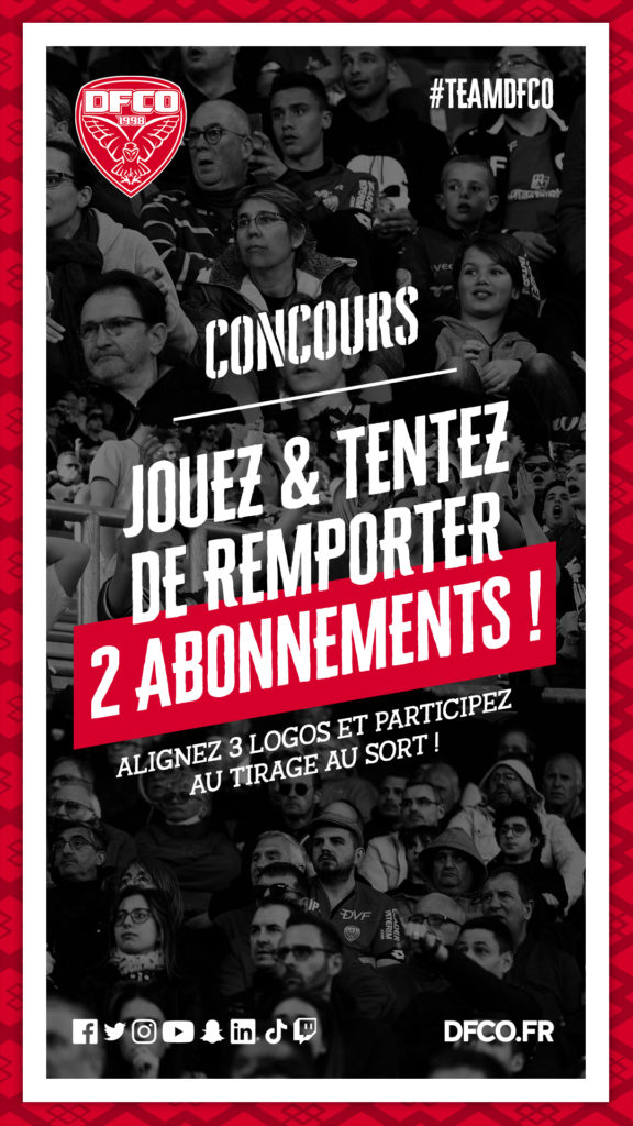 Jeu concours : tentez de remporter 2 abonnements DFCO !