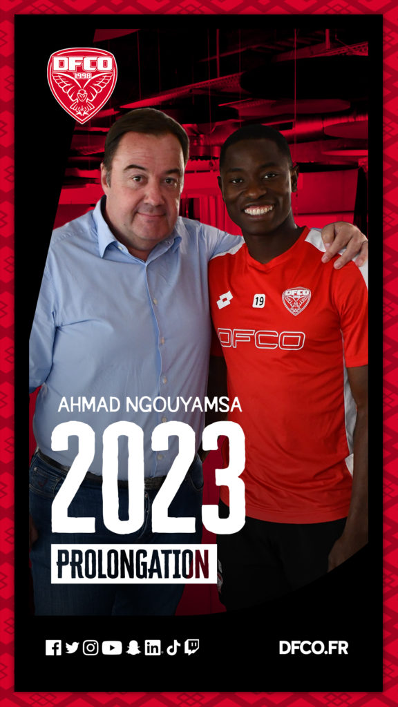 Ahmad Ngouyamsa prolonge au DFCO !