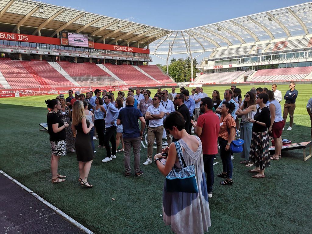 Le stade Gaston-Gérard a accueilli la Société Générale durant 3 jours