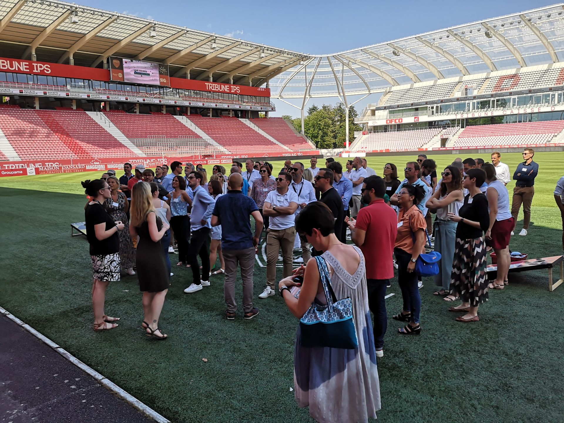 Le stade Gaston-Gérard a accueilli la Société Générale durant 3 jours