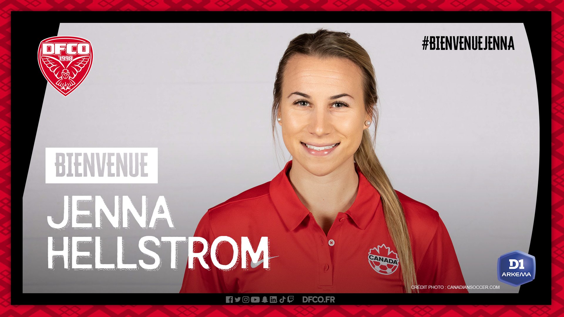 Jenna Hellstrom, nouvelle dijonnaise