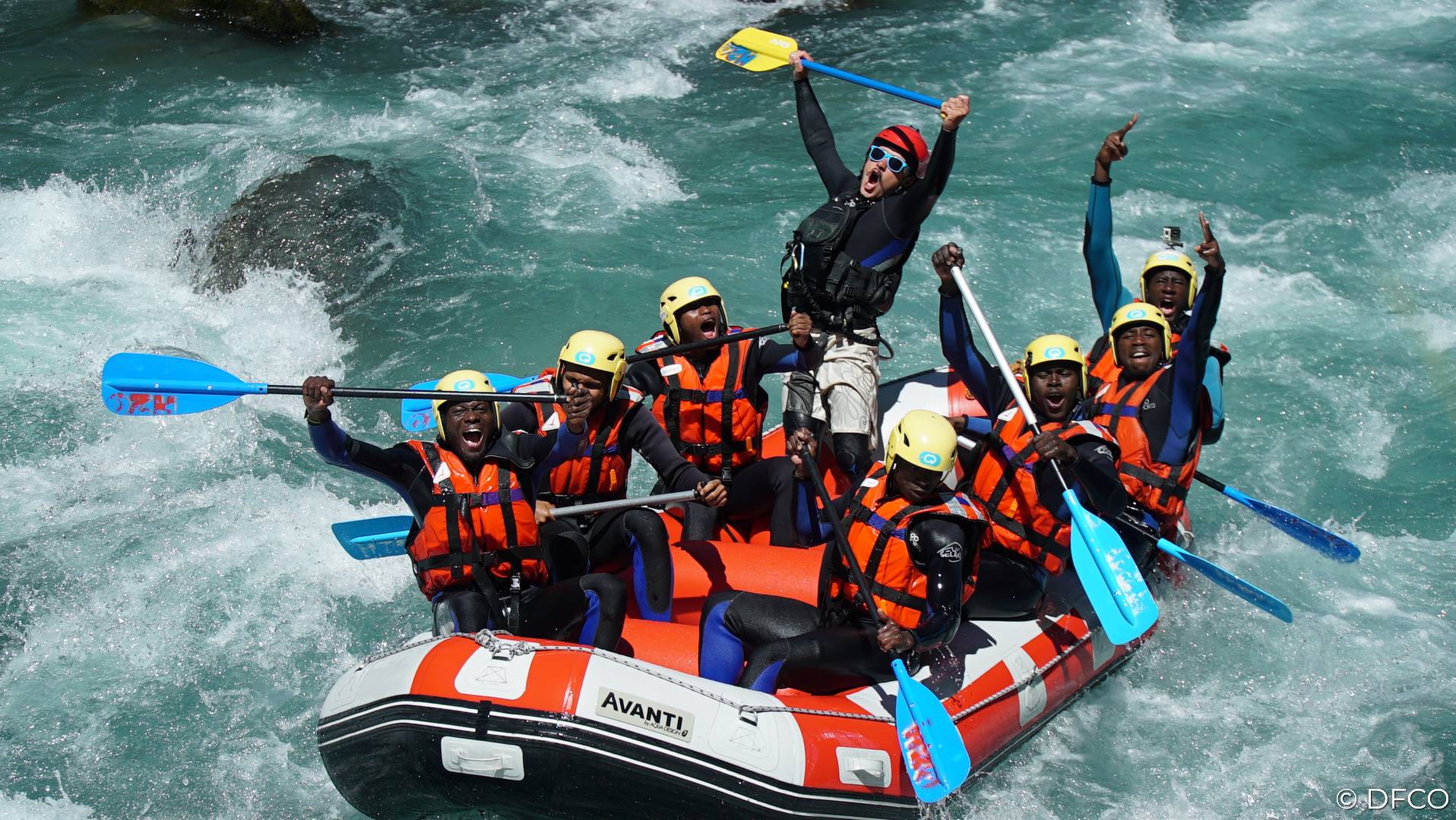 Sortie rafting pour nos Dijonnais