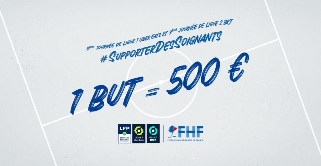 Le football professionnel supporter des soignants