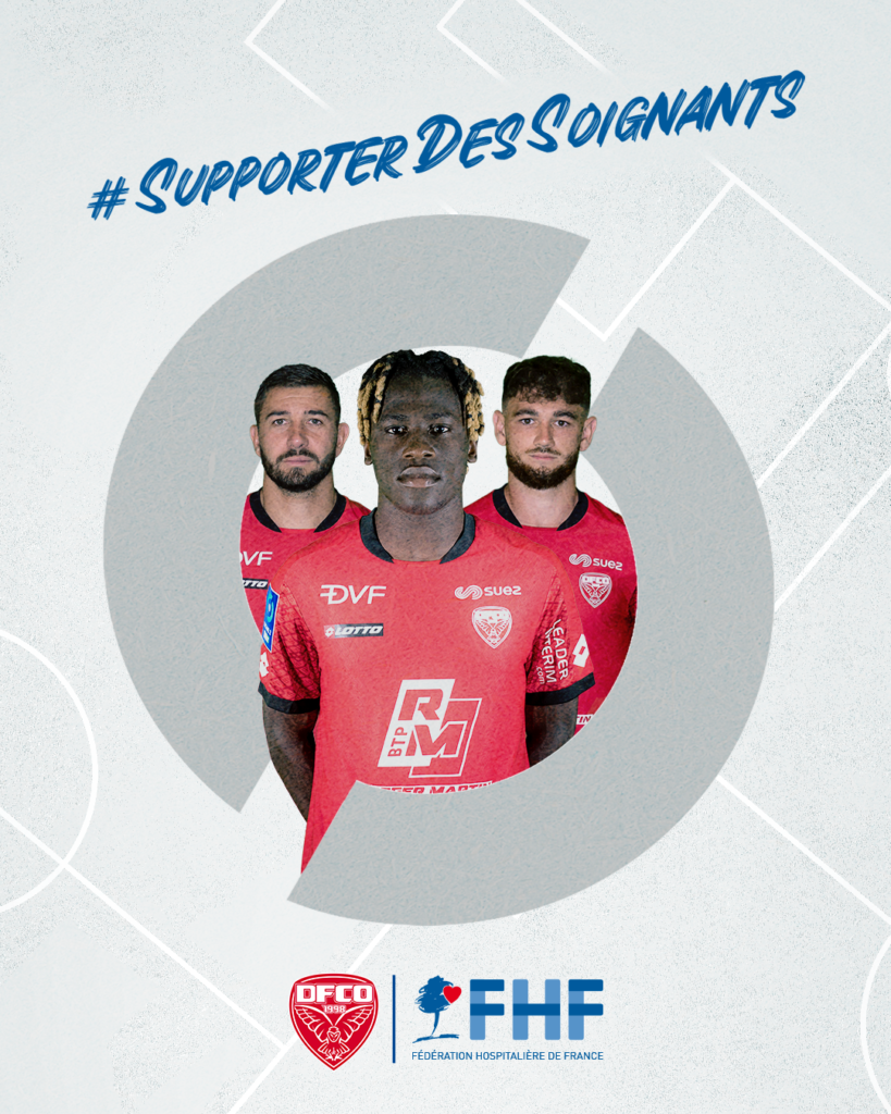 Le football professionnel supporter des soignants