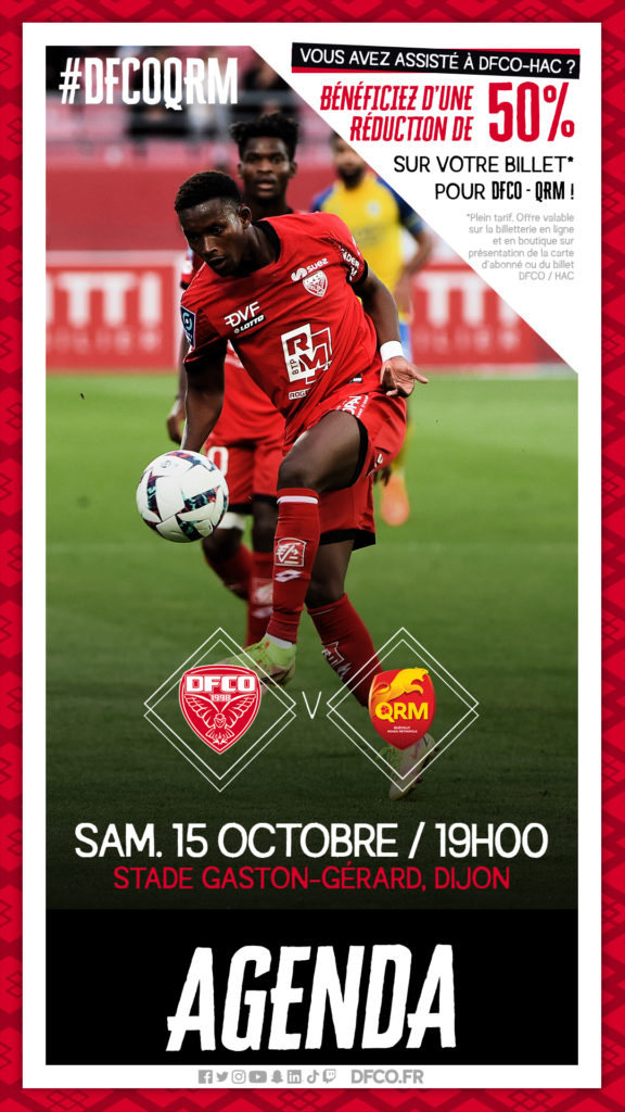 -50 % pour DFCO – Quevilly, c&rsquo;est possible !