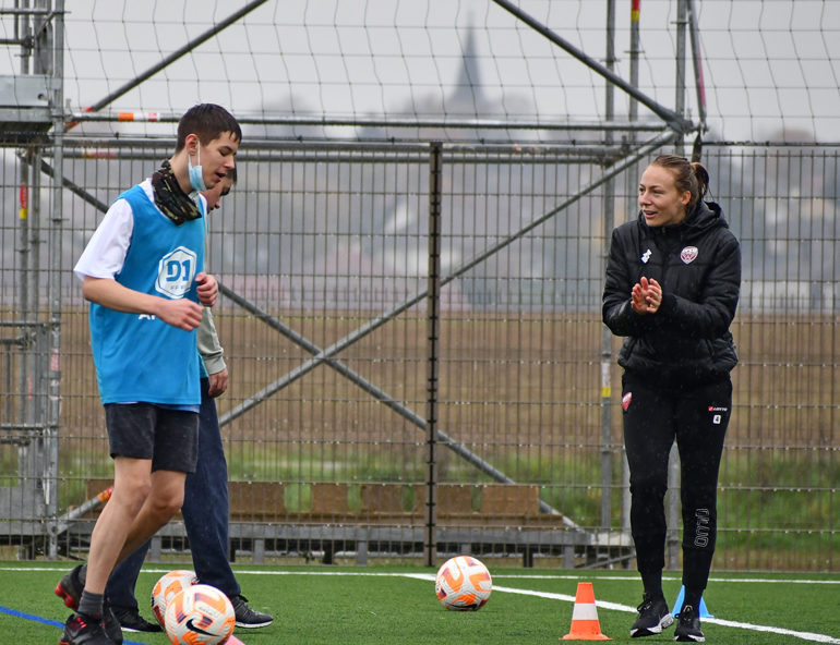 Matinée découverte à la section foot adapté