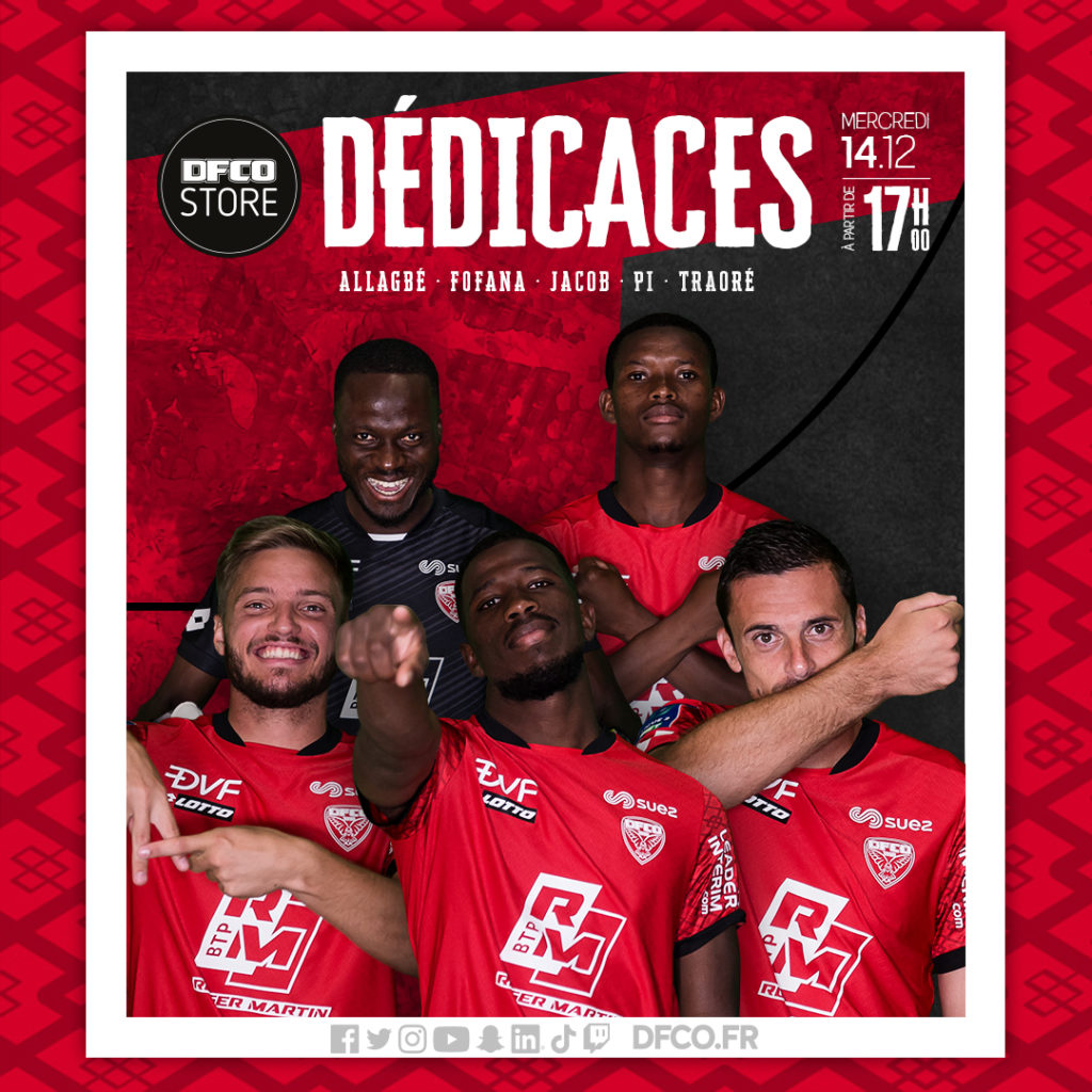 Dédicaces mercredi au DFCO Store !
