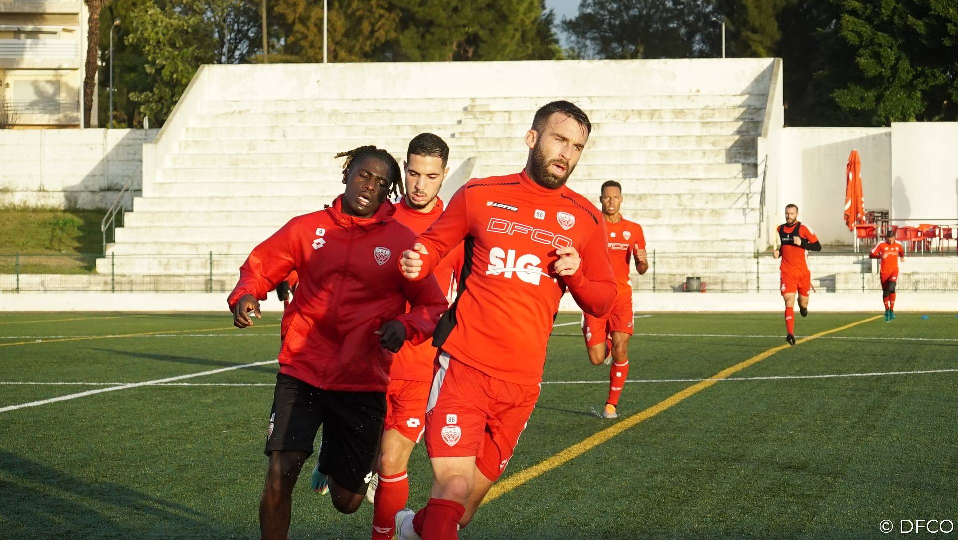 La séance de course de l’après-midi