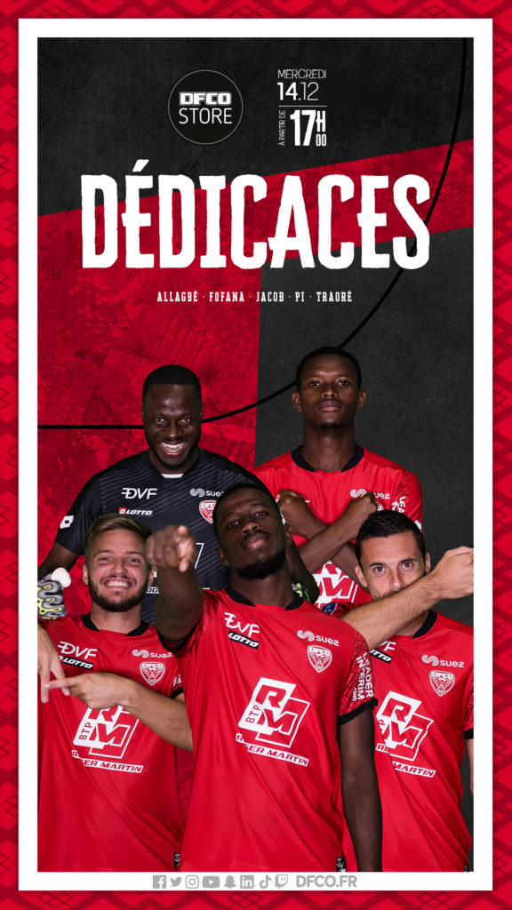 Dédicaces mercredi au DFCO Store !