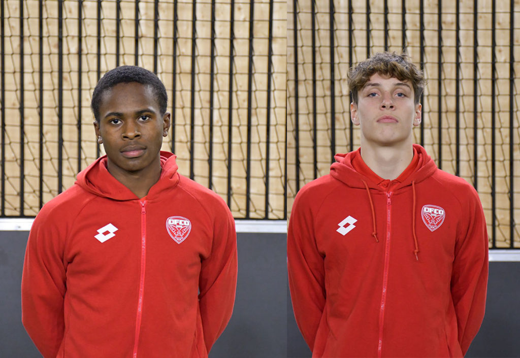 Jules Stawiecki et Rayane Messi en équipe de France U16