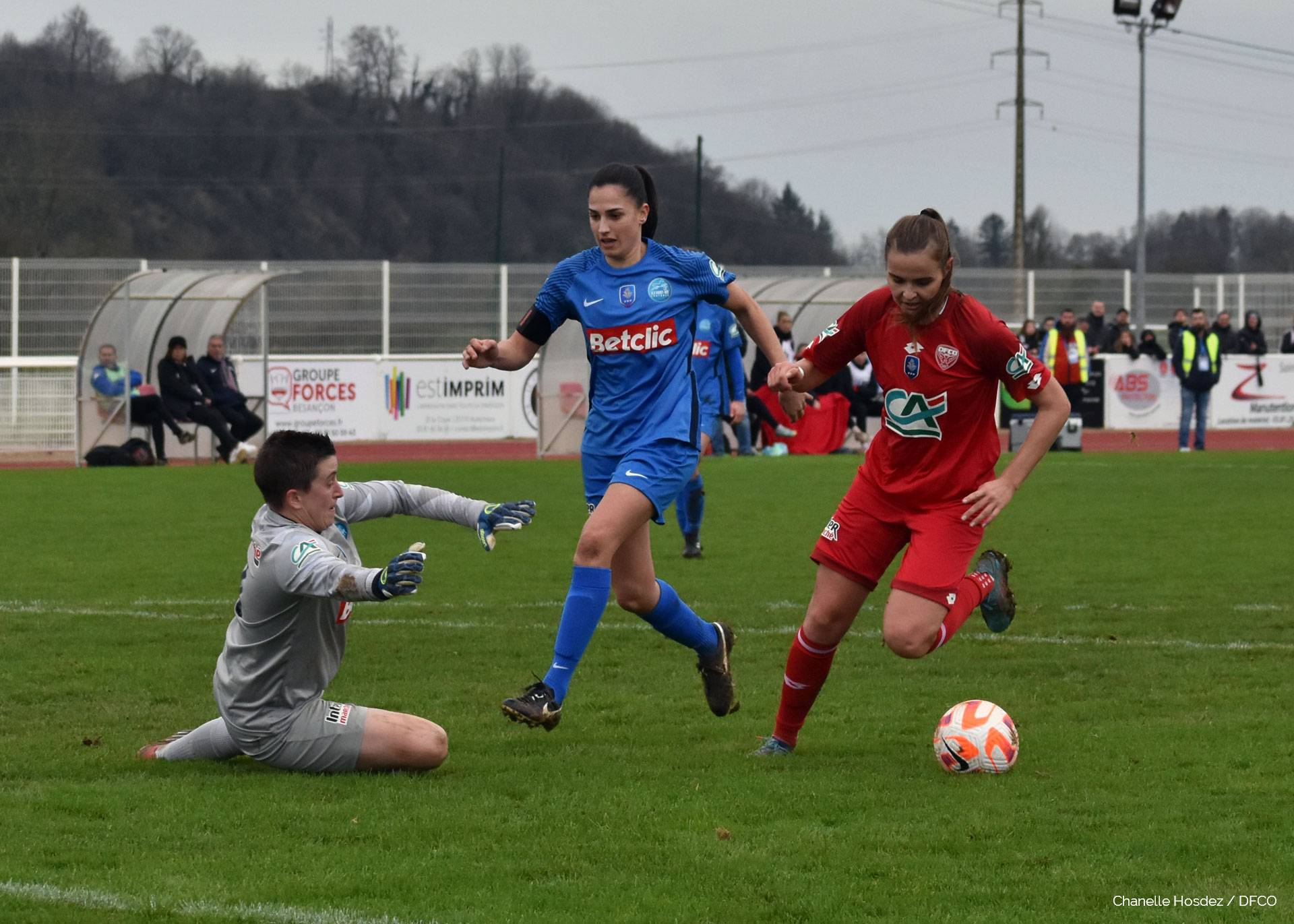 Coupe de France Féminine : Saint-Vit – DFCO (0-2) en photos